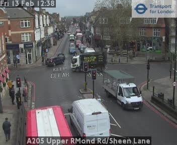 London: A205 Upper RMond Rd/Sheen Lane