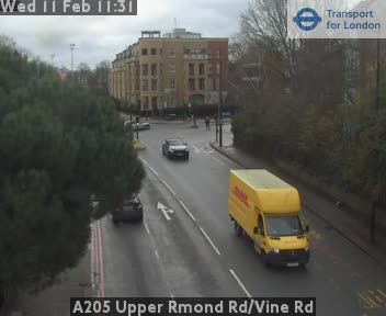 London: A205 Upper Rmond Rd/Vine Rd