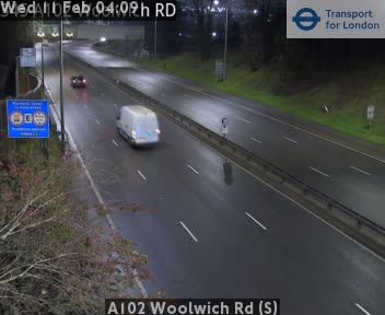 London: A102 Woolwich Rd (S)