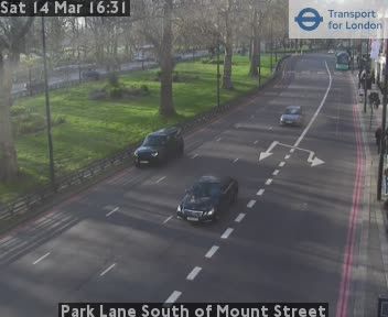 London: Park Lane South of Mount Street