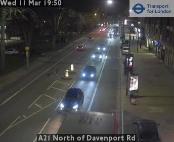 London: A21 North of Davenport Rd