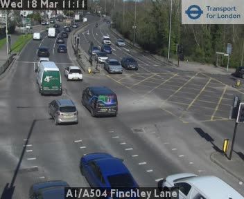 London: A1/A504 Finchley Lane