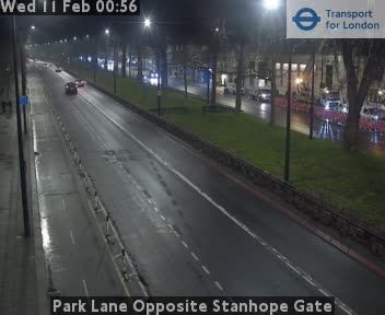 London: Park Lane Opposite Stanhope Gate