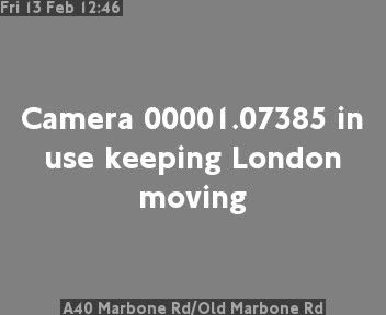 London: A40 Marbone Rd/Old Marbone Rd