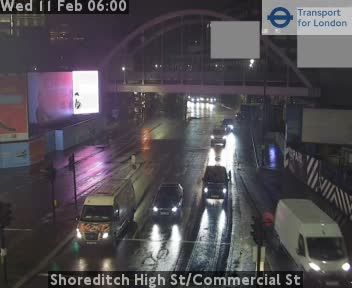 City of London: Shoreditch High St/Commercial St