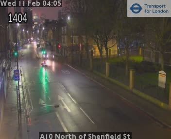 City of London: A10 North of Shenfield St
