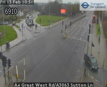 London: A4 Great West Rd/A3063 Sutton Ln