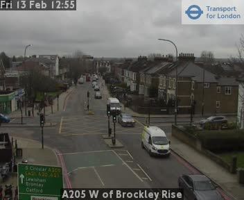 London: A205 W of Brockley Rise