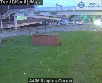 London: A406 Staples Corner