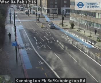 London: Kennington Pk Rd/Kennington Rd