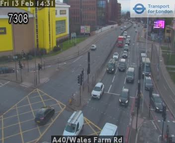 Acton: A40/Wales Farm Rd