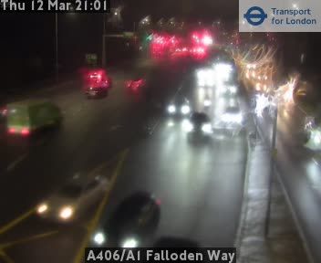 London: A406/A1 Falloden Way