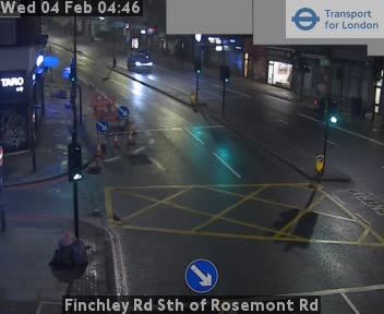 London: Finchley Rd Sth of Rosemont Rd