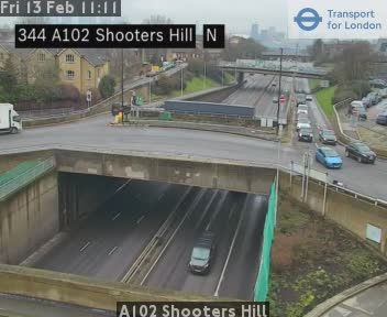 London: A102 Shooters Hill