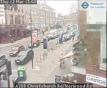 London: A205 Christchurch Rd/Norwood Rd