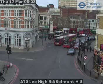 London: A20 Lee High Rd/Belmont Hill
