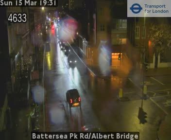 London: Battersea Pk Rd/Albert Bridge