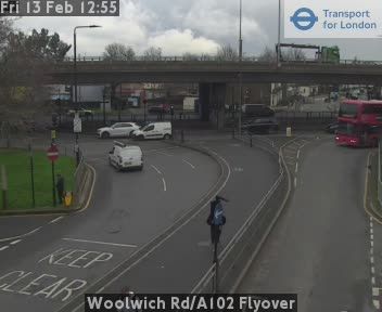 London: Woolwich Rd/A102 Flyover