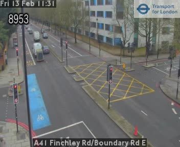 London: A41 Finchley Rd/Boundary Rd E