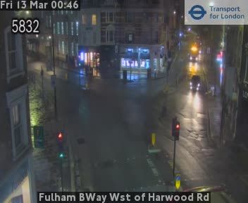 London: Fulham BWay Wst of Harwood Rd