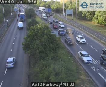 London: A312 Parkway/M4 J3