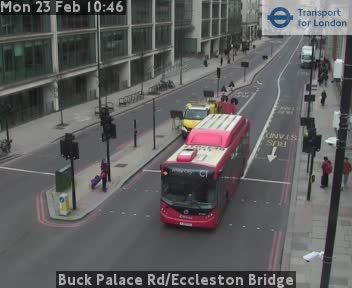 London: Buck Palace Rd/Eccleston Bridge