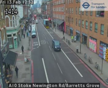 North Cheam: A10 Stoke Newington Rd/Barretts Grove