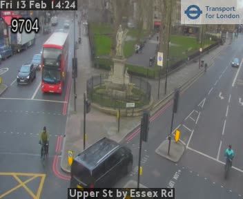 North Cheam: Upper St by Essex Rd