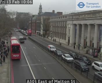 London: A501 East of Melton St