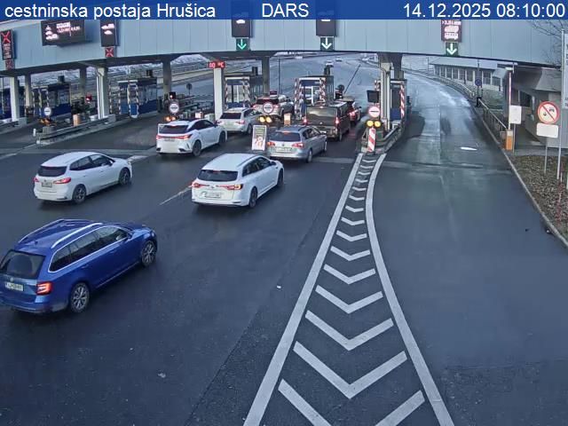 Hrusica: A2/E61, Karavanke - Ljubljana, cestninska postaja