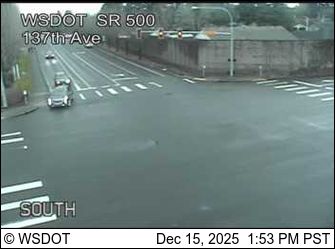 Vancouver: SR 500 at MP 7.9: 137th Ave