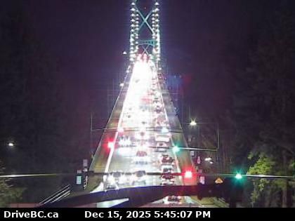 District of North Vancouver › South: Lions Gate Bridge north end, looking south