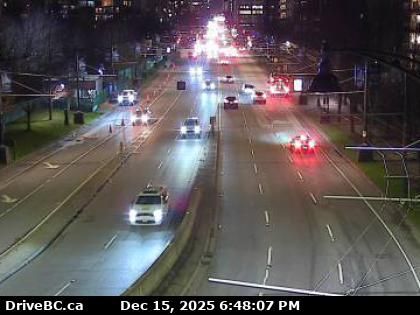 Vancouver › South: Georgia Street at Chilco, looking south