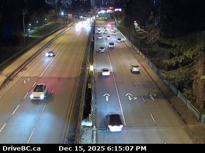 West Vancouver › East: Marine Drive at Taylor Way, looking east toward Lions Gate Bridge
