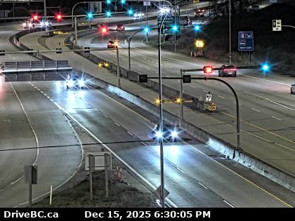 Delta › North: Highway 99 from Highway 17A overpass, looking northbound