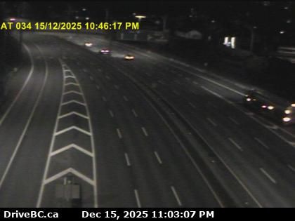 Vancouver › South: Highway 1 at the Cassiar Tunnel south end, looking south
