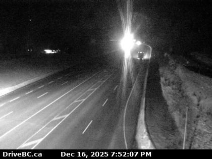 Quesnel › South: Highway 97 at Sales Road about 10 km south of - looking south