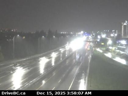 Richmond: Brighouse › North: Highway 99 at Shell Road, approaching Oak Street Bridge, looking north