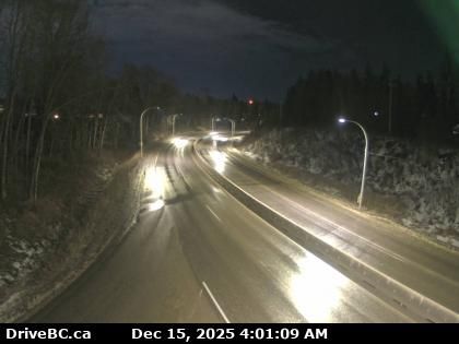 Prince George › East: Highway 16 at Davis Road in - looking eastbound