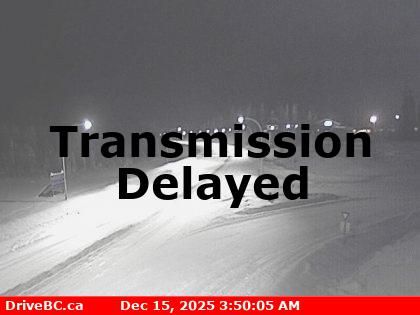 Tumbler Ridge › West: Highway 29 at Highway 52 junction, looking westbound on Highway 29