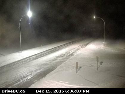 Peace River Regional District › North: Highway 97 at Beaton Highway about 44 km north of Fort St. John, looking north