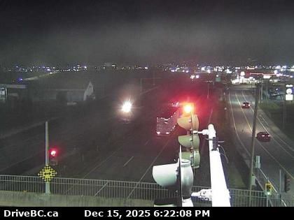 Chilliwack › East: Highway 1 at Evans Road overpass near - looking east