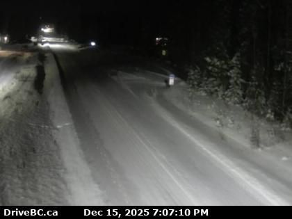 Dease Lake › North: Highway 37 at Commercial Drive in - looking north on Highway 37