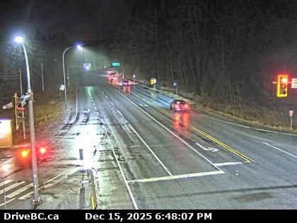 Whistler Resort Municipality › North: Highway 99 at Cheakamus Lake Road and Alpha Lake Road, looking north