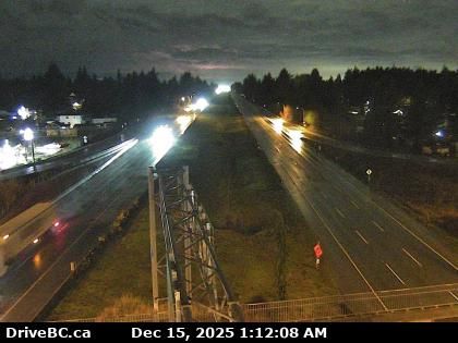 Abbotsford › West: Highway 1 at McCallum Road overpass, looking west