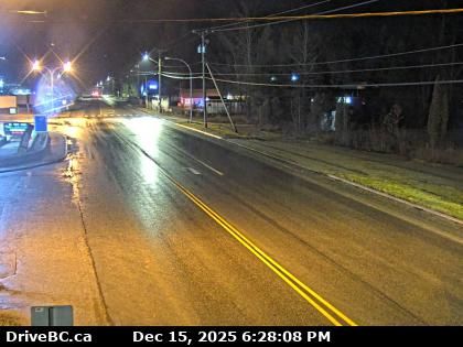 Nakusp › South: Highway 6 and Highway 23 Junction in - looking south on Highway 6