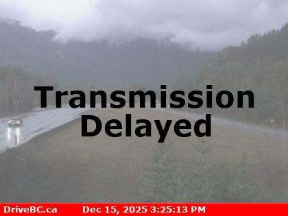 Hope › East: Highway 1 at Hunter Creek, looking east