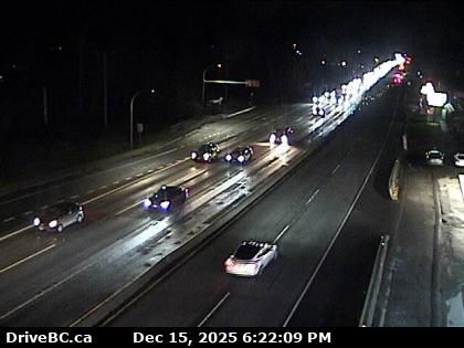 Saanich › South: Patricia Bay Highway (Hwy 17) at Sayward Road in - looking south