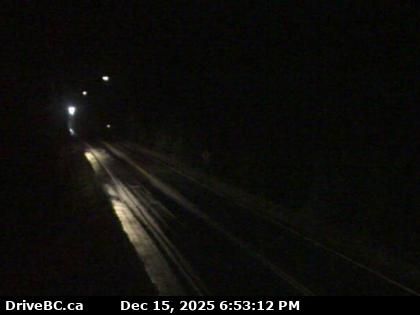 Halfmoon Bay › South: Highway 101 at Brooks Road on the Sunshine Coast, looking south