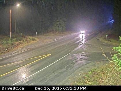 Woss › East: Highway 19 about 75 km southeast of Port McNeill and 128 km north of Campbell River, looking east